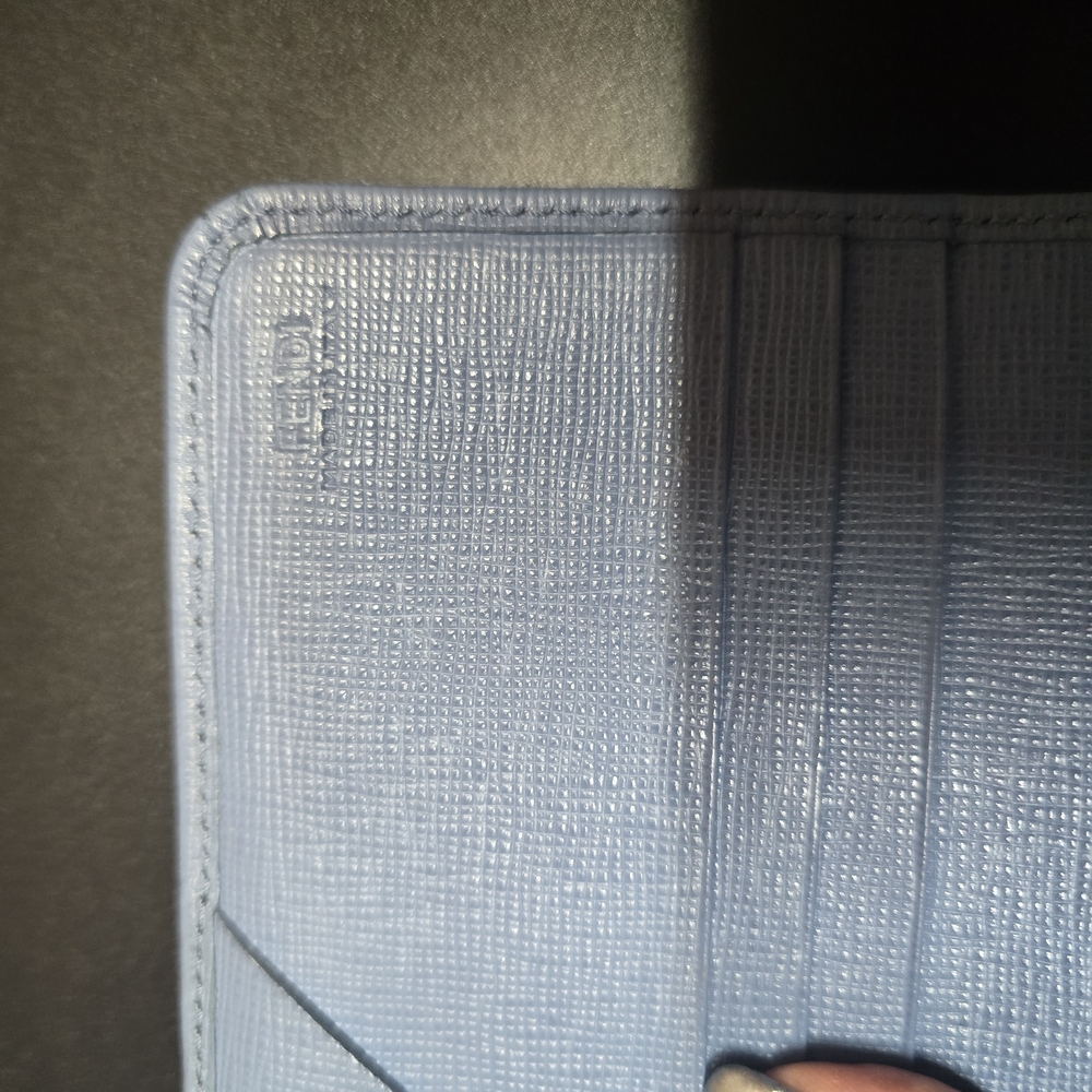 Fendi Light Blue Continental Long Wallet - EUC - COA - Picture 8 of 16